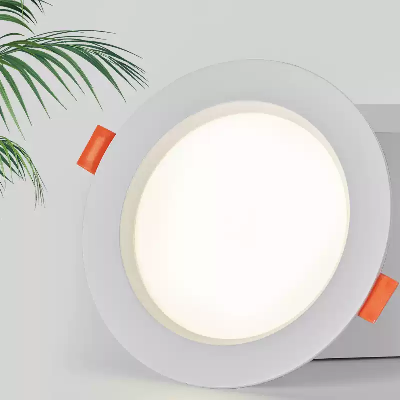 White round ultra-thin aluminum recessed LED downlight